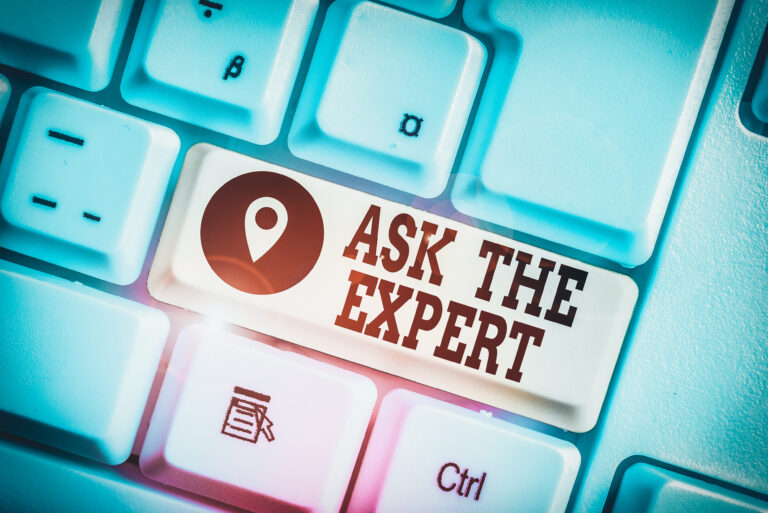 Conceptual hand writing showing Ask The Expert. Business photo text Looking for professional advice Request Help Support